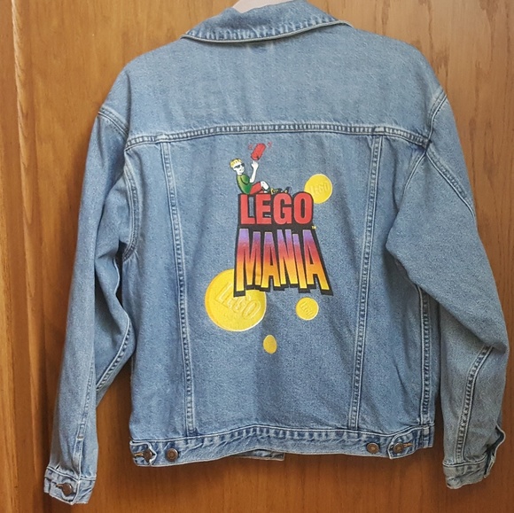 Other - Vintage Denim Jacket Lego Mania Screenprint Medium